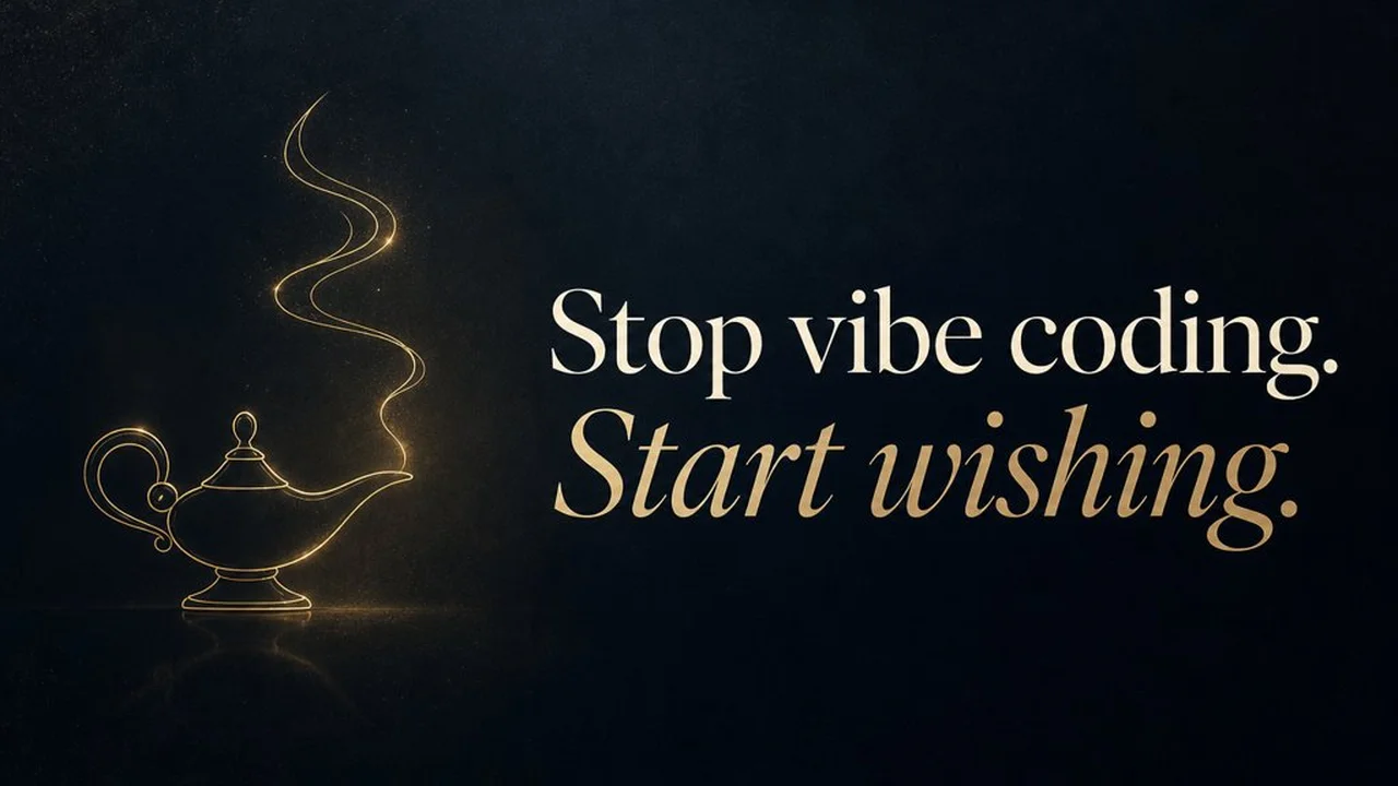 Digital Genie: stop vibe coding, start wishing