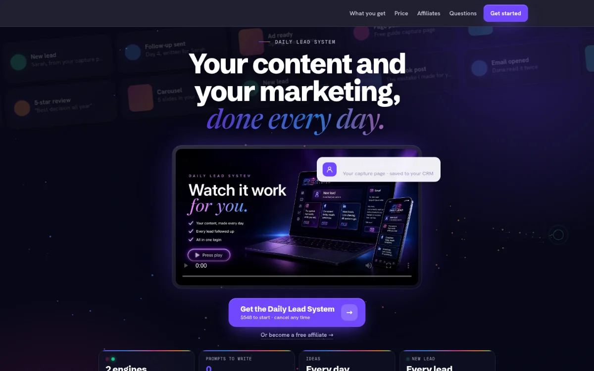 Daily Lead System