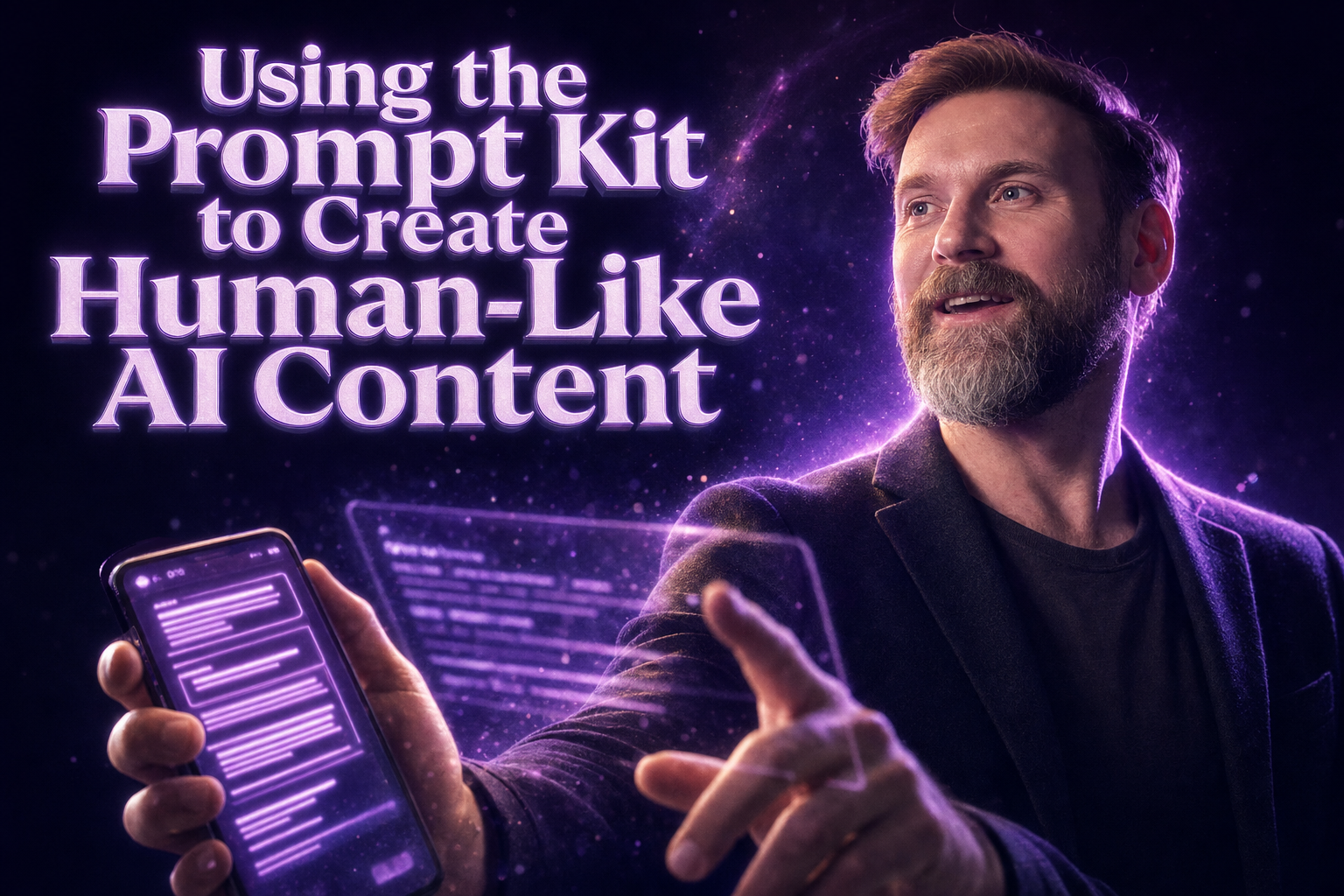Using the Prompt Kit to Create Human-Like AI Content