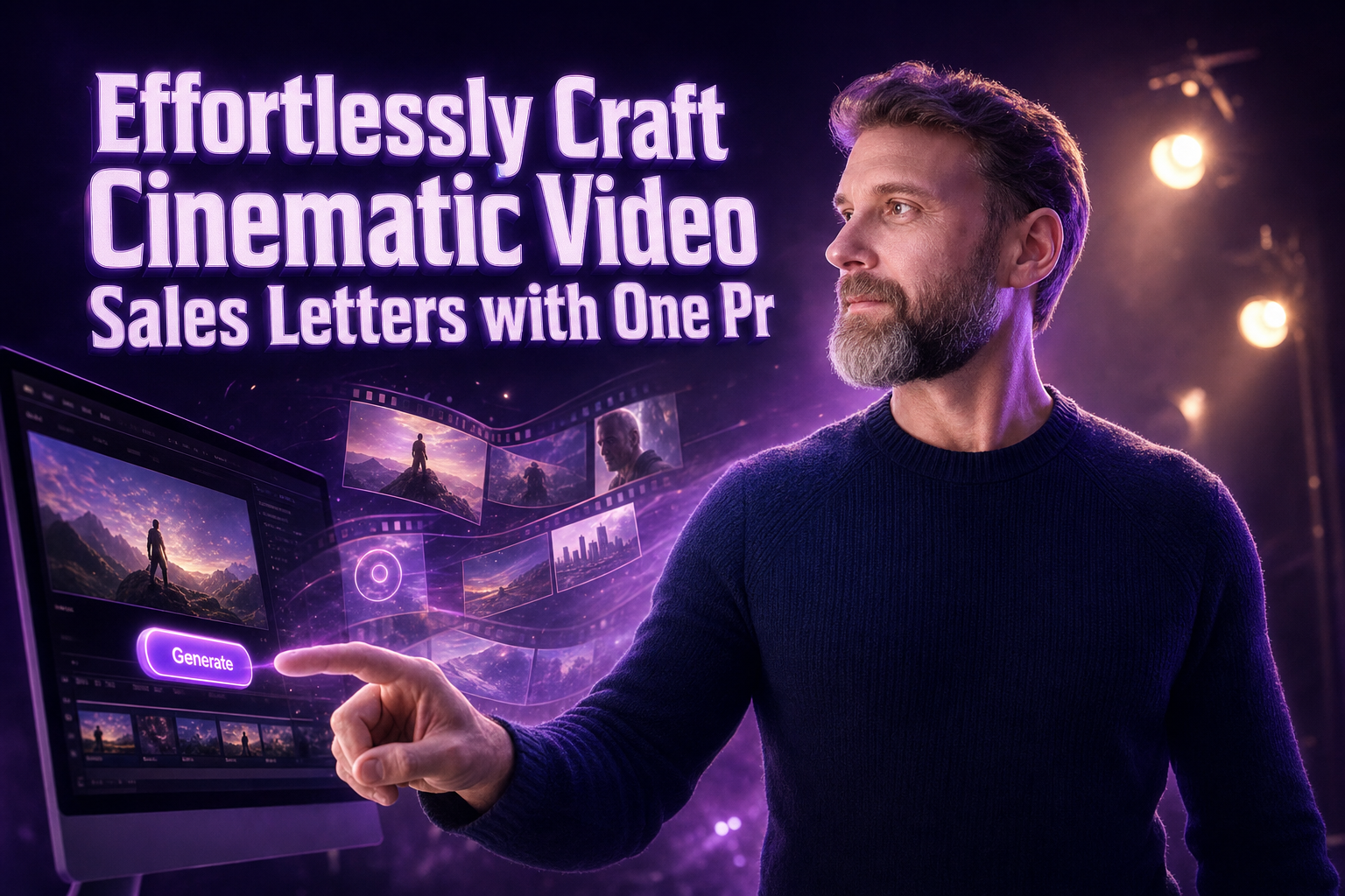 Effortlessly Craft Cinematic Video Sales Letters with One Press