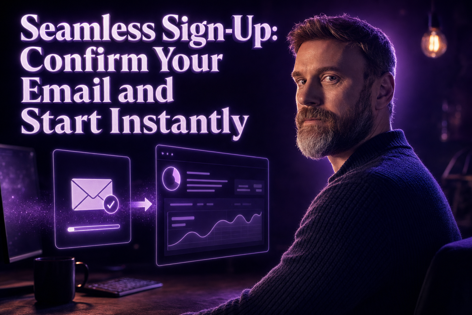 Seamless Sign-Up: Confirm Your Email and Start Instantly