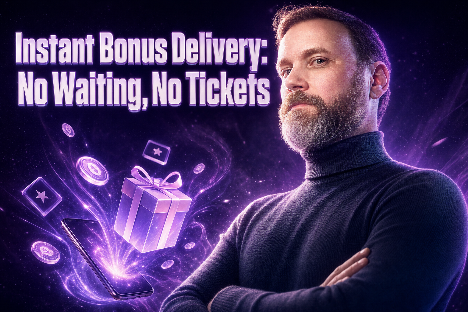 Instant Bonus Delivery: No Waiting, No Tickets