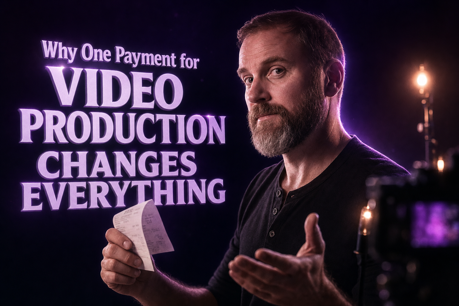 Why One Payment for Video Production Changes Everything