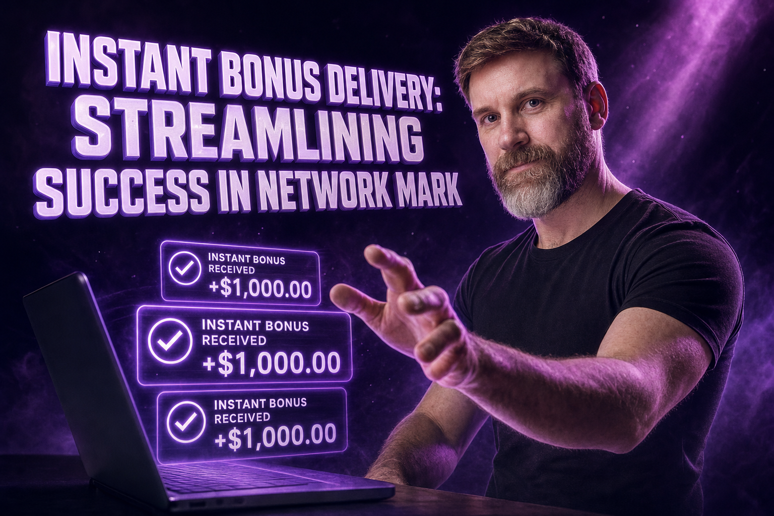 Instant Bonus Delivery: Streamlining Success in Network Marketing