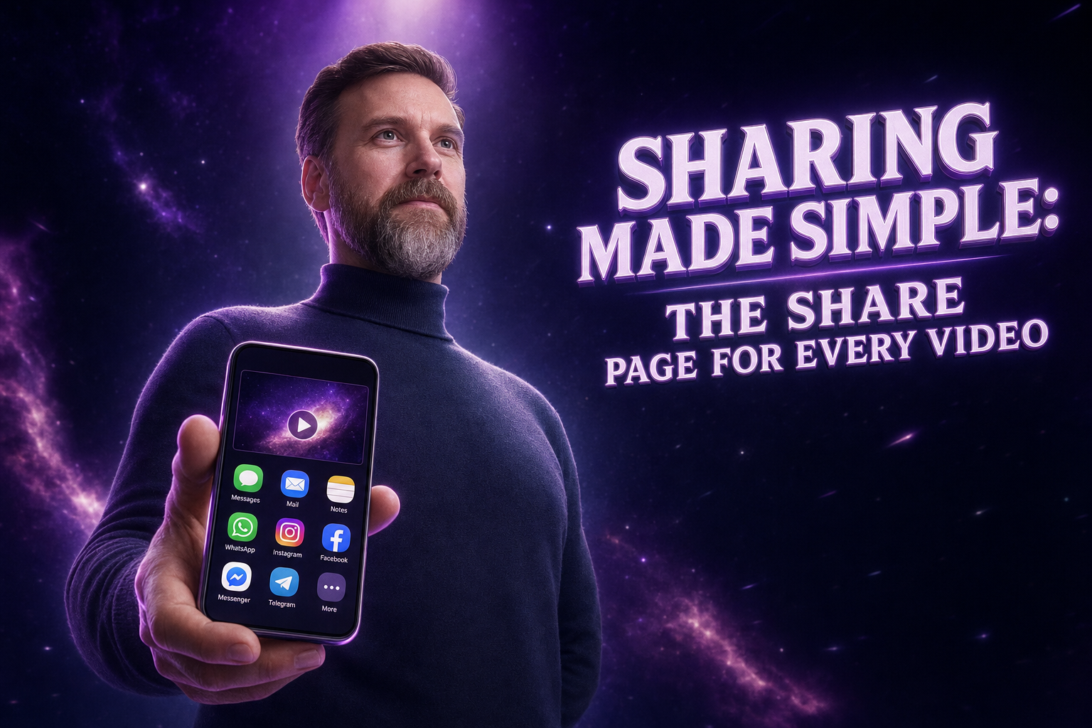 Sharing Made Simple: The Share Page for Every Video