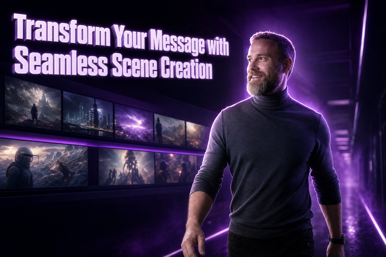 Transform Your Message with Seamless Scene Creation