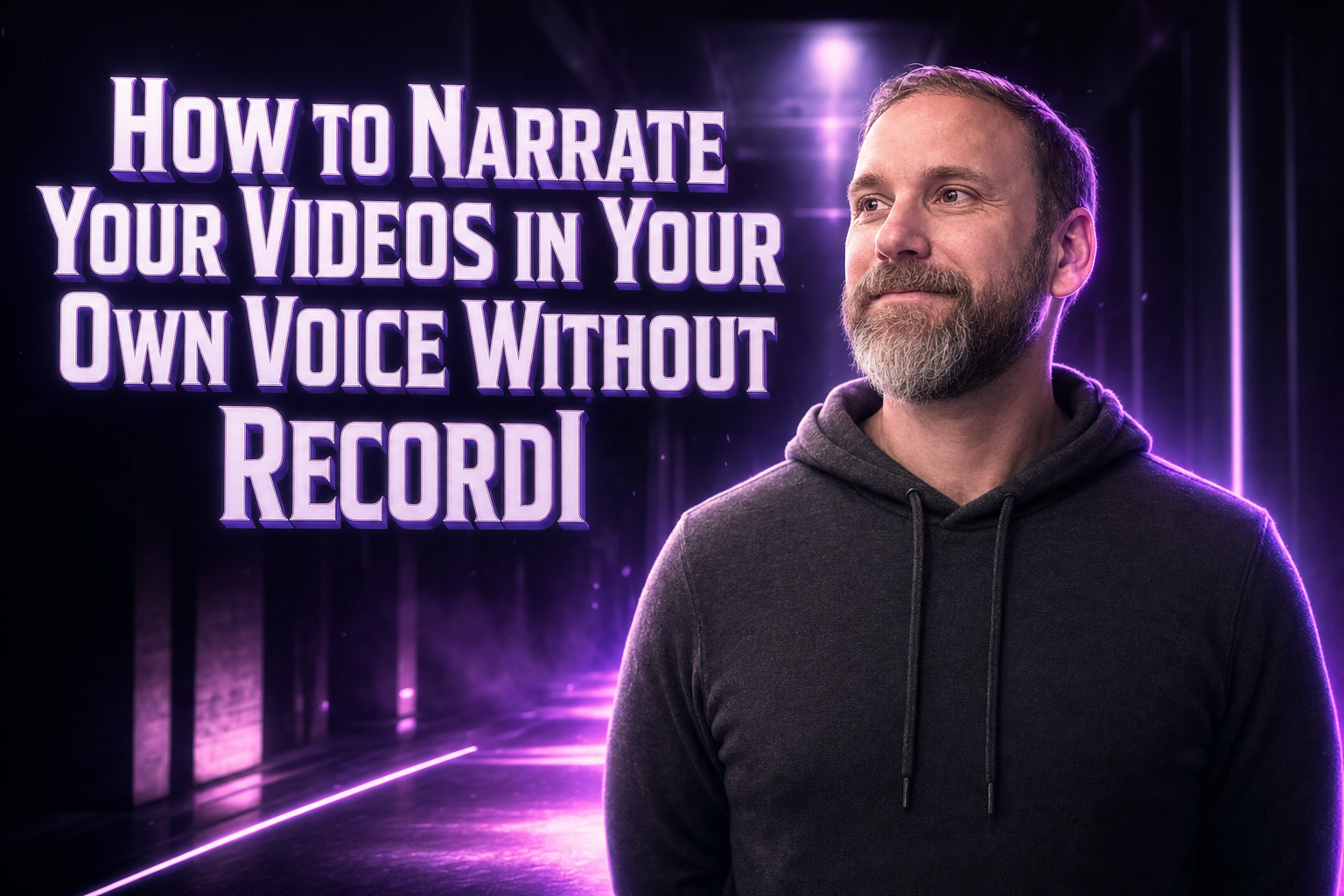 How to Narrate Your Videos in Your Own Voice Without Recording