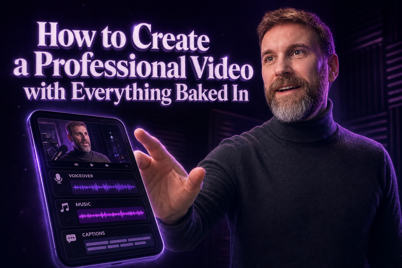 How to Create a Professional Video with Everything Baked In
