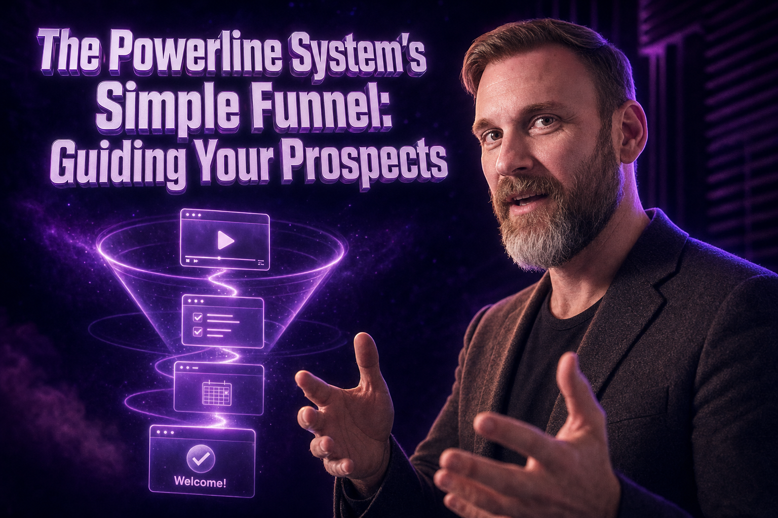 The Powerline System's Simple Funnel: Guiding Your Prospects Every Step of the Way