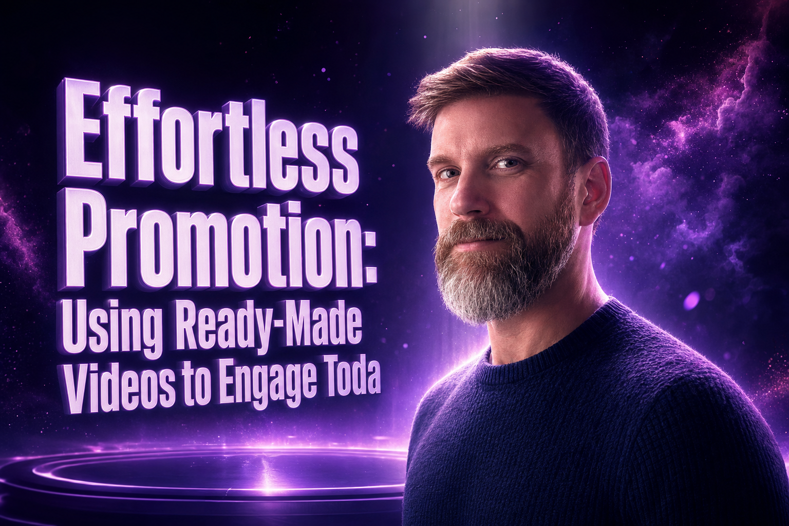 Effortless Promotion: Using Ready-Made Videos to Engage Today