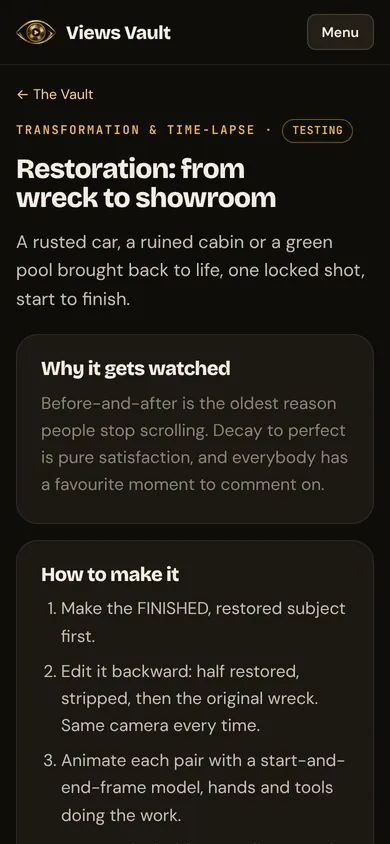 Every format, fully explained on a phone